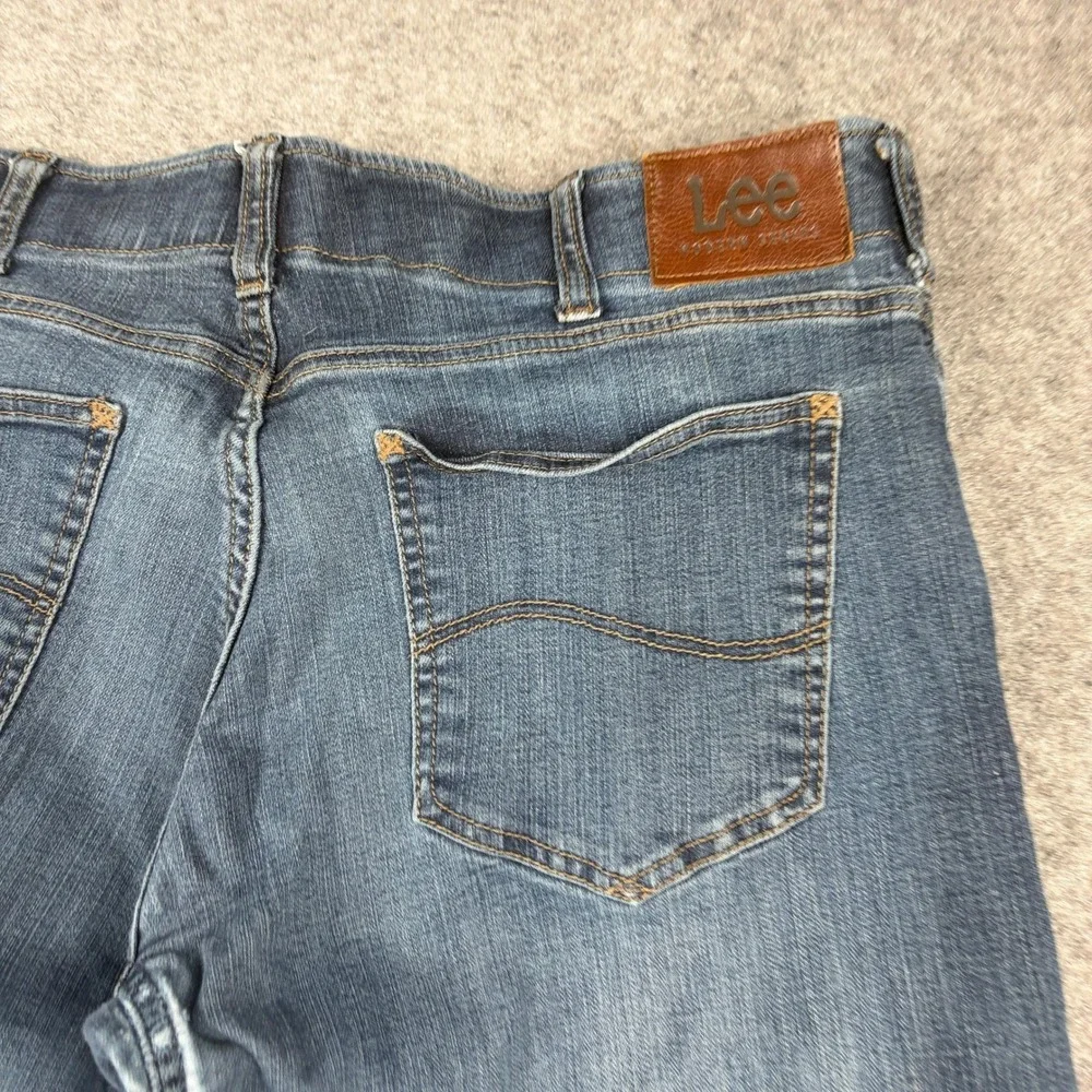 Lee‎ Extreme Motion Jeans Mens 36x30 Stretch Blue Denim Straight Leg Regular Fit